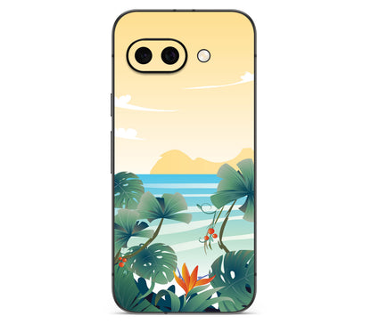 Google Pixel 10A skin, Sizzle Bay, back skin