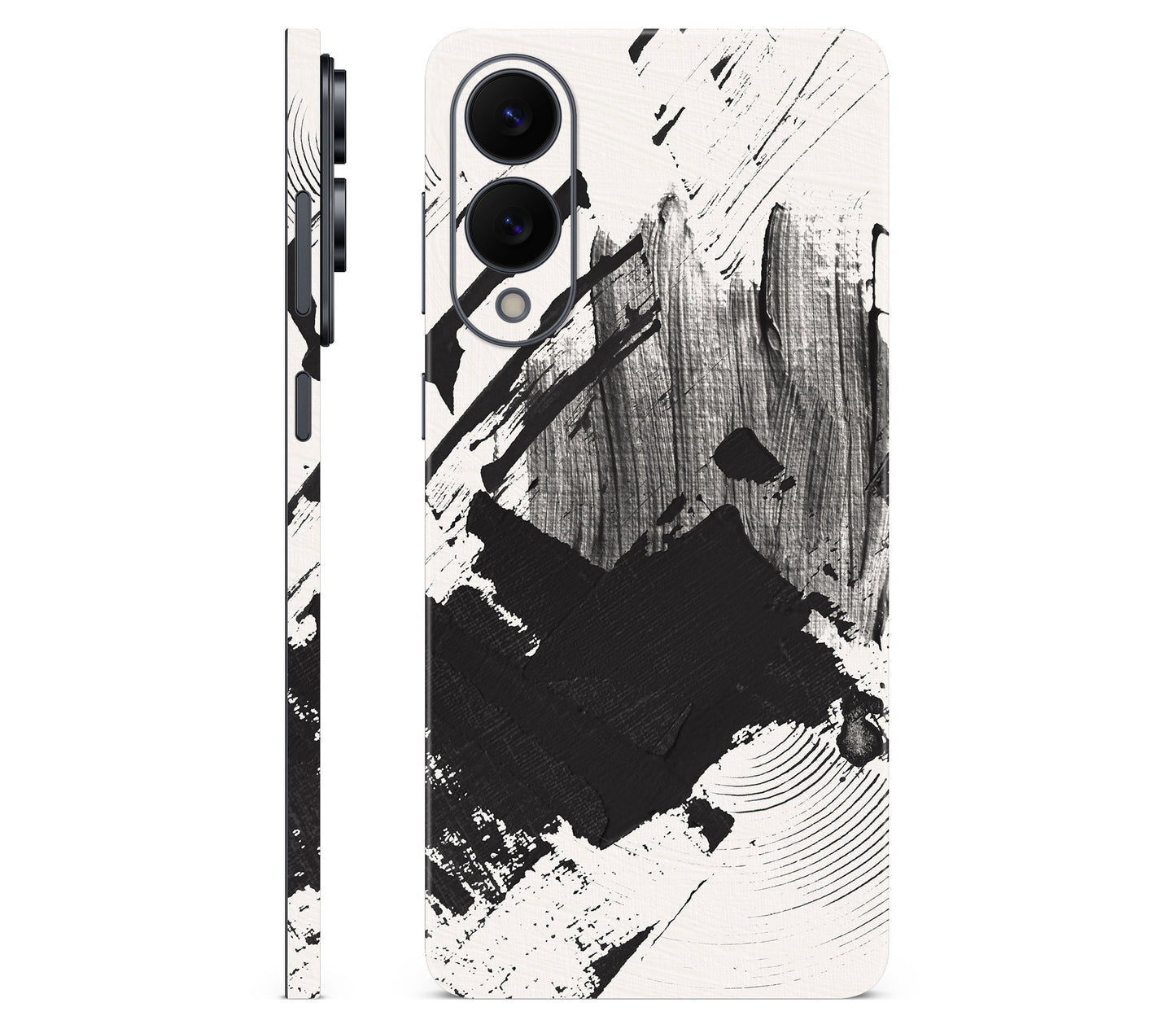 Galaxy S25 Edge skin, Black Noir, full wrap skin