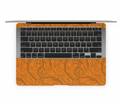 Macbook Air 13" (2018-2019) skin, Pulse Grid, inside skin