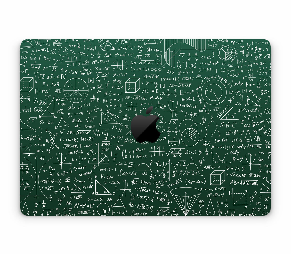 MacBook Air 13" (2025, M4) skin, Brain.exe, top skin with logo cutout