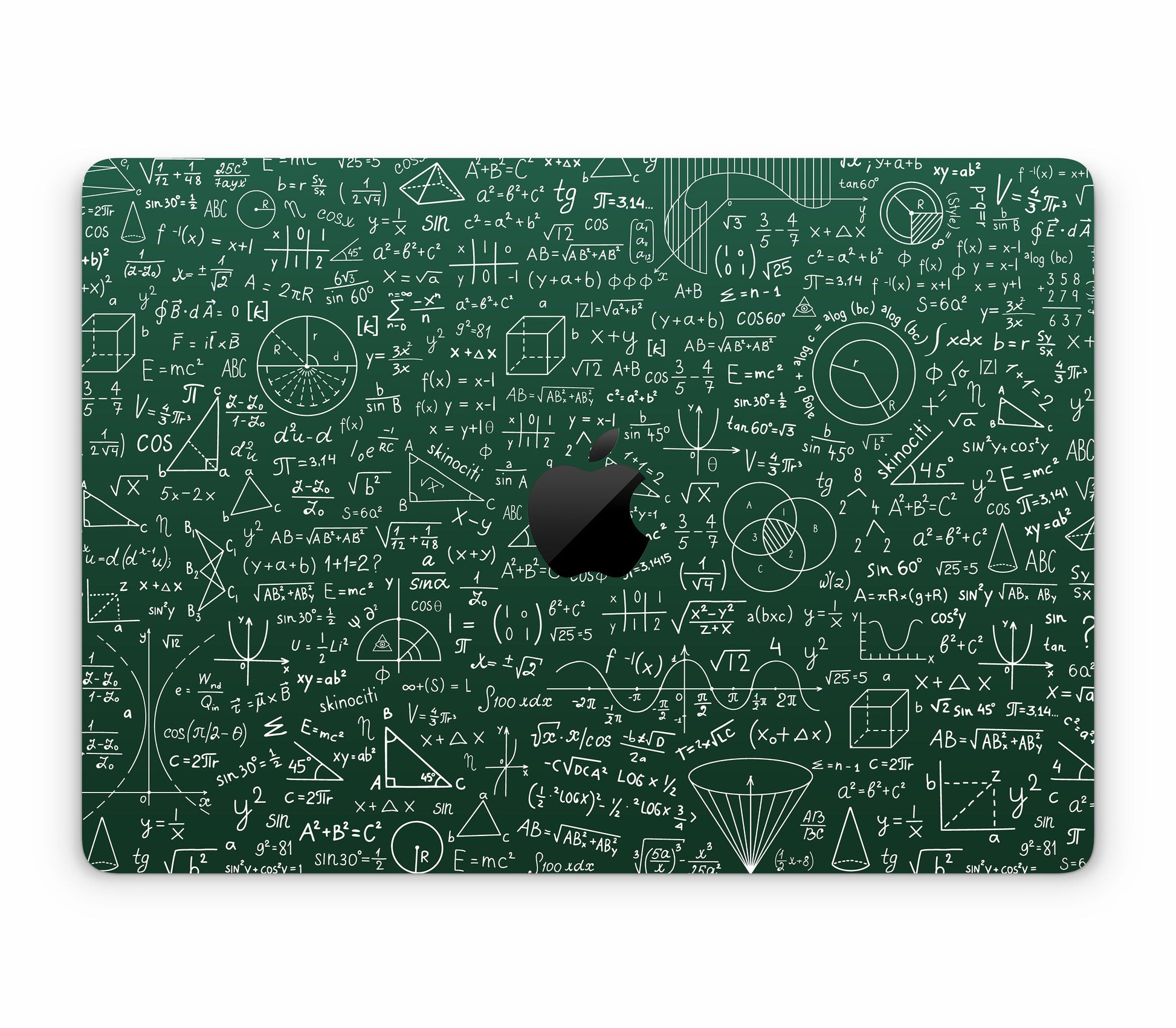 MacBook Pro 13" (2020, M1) skin, Brain.exe, top skin with logo cutout