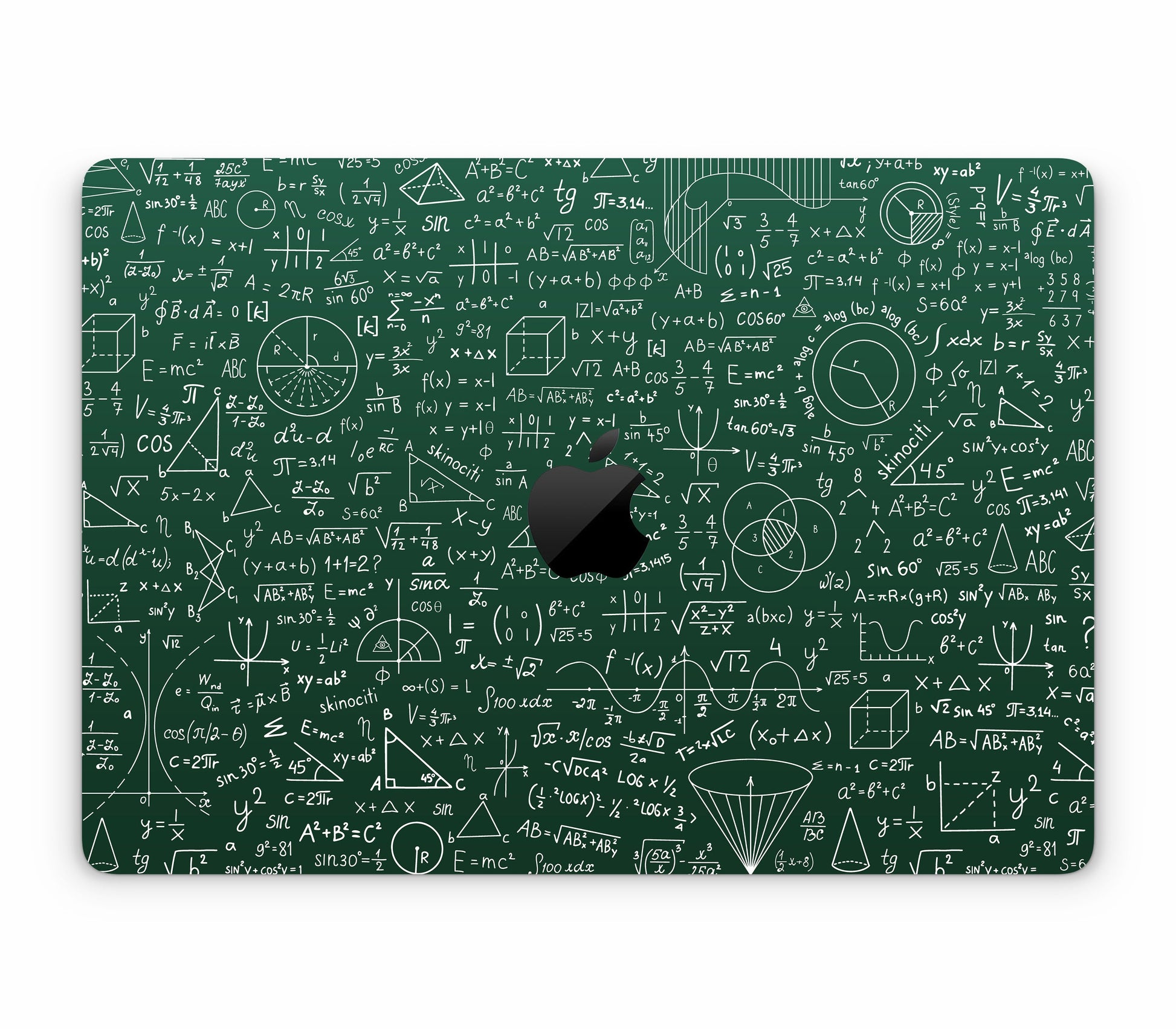 MacBook Pro 14" (2025, M5) skin, Brain.exe, top skin with logo cutout
