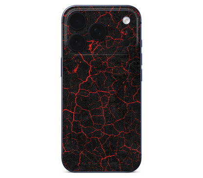 iPhone 18 Pro skin, Hellcrack, back skin without logo cutout