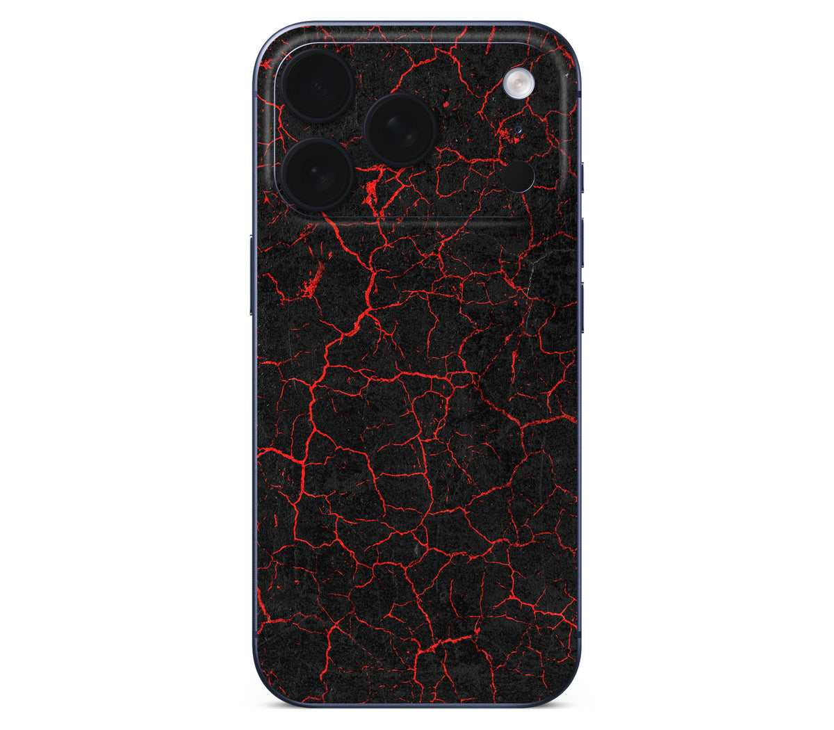 iPhone 18 Pro Max skin, Hellcrack, back skin without logo cutout