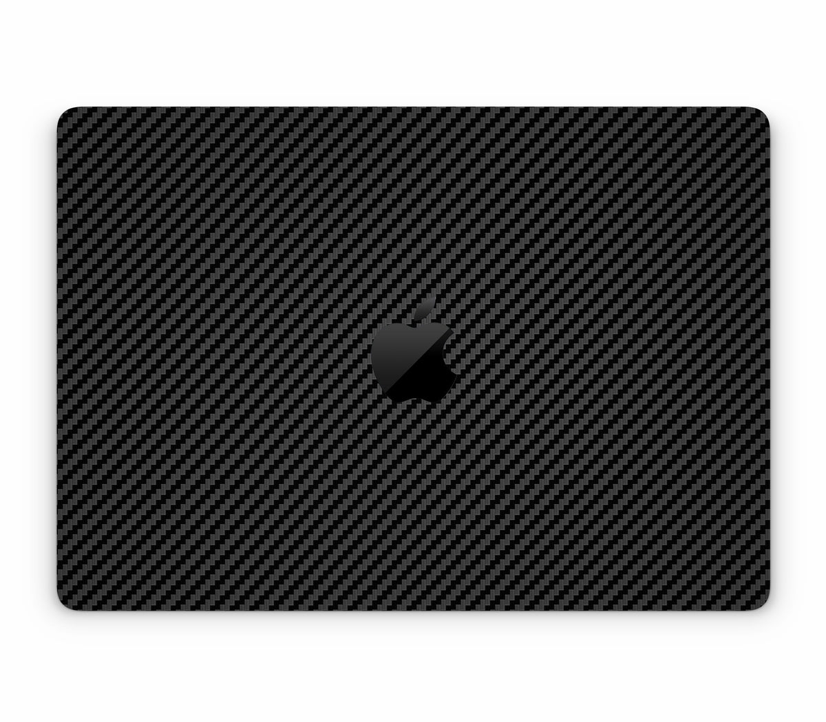 MacBook Pro 13" (2016-2019) Touch Bar skin, Code: Carbon, top skin with logo cutout