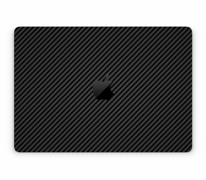 MacBook Pro 13" (2016-2019) Touch Bar skin, Code: Carbon, top skin with logo cutout
