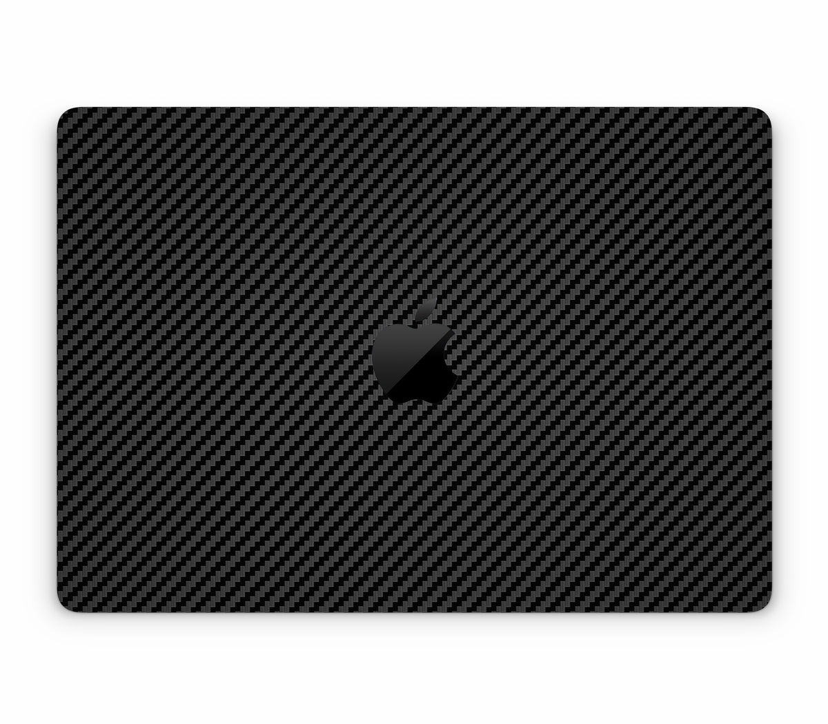 MacBook Pro 13" (2016-2019) skin, Code: Carbon, top skin with logo cutout