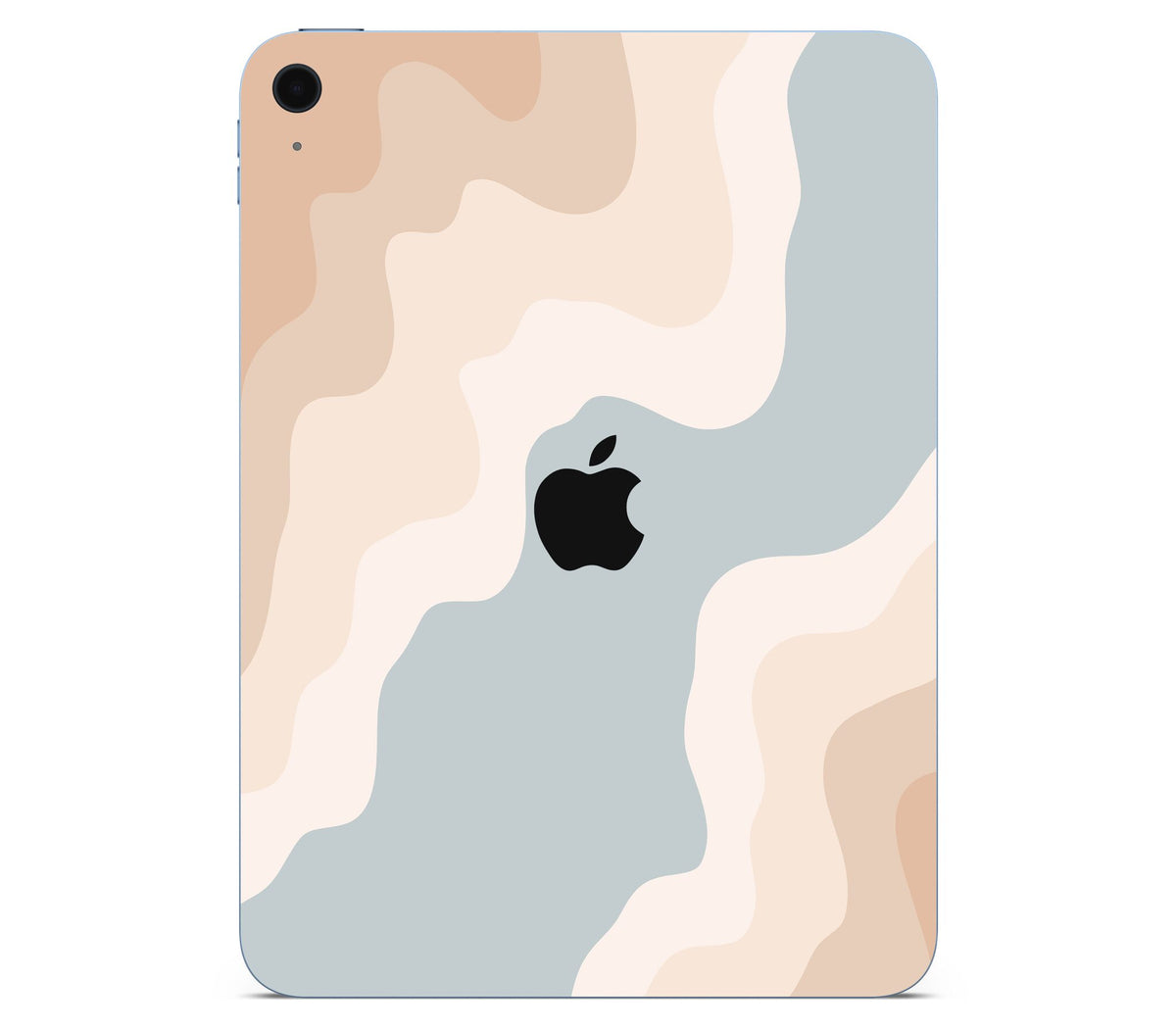 iPad 10.9" (2025, Gen 11) skin, Drift (Haze), back skin with logo cutout