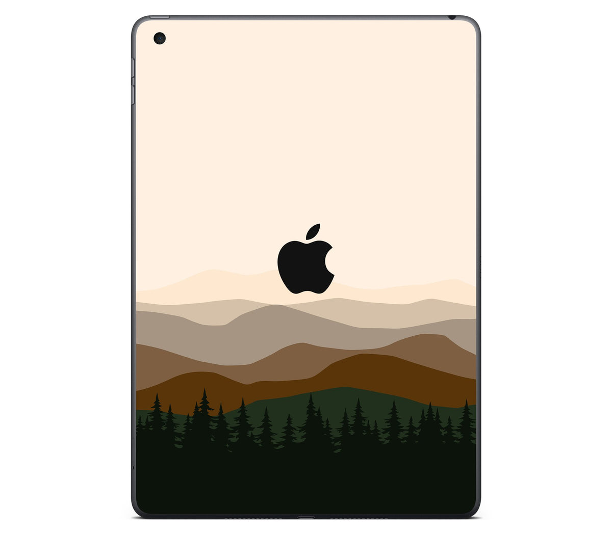 iPad 10.2" (2021, Gen 9) skin, Sierra Dusk, back skin with logo cutout