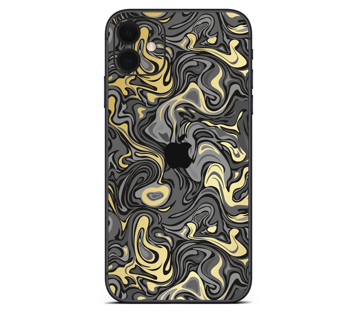 iPhone 11 skin, Damnation, back skin with logo cutout