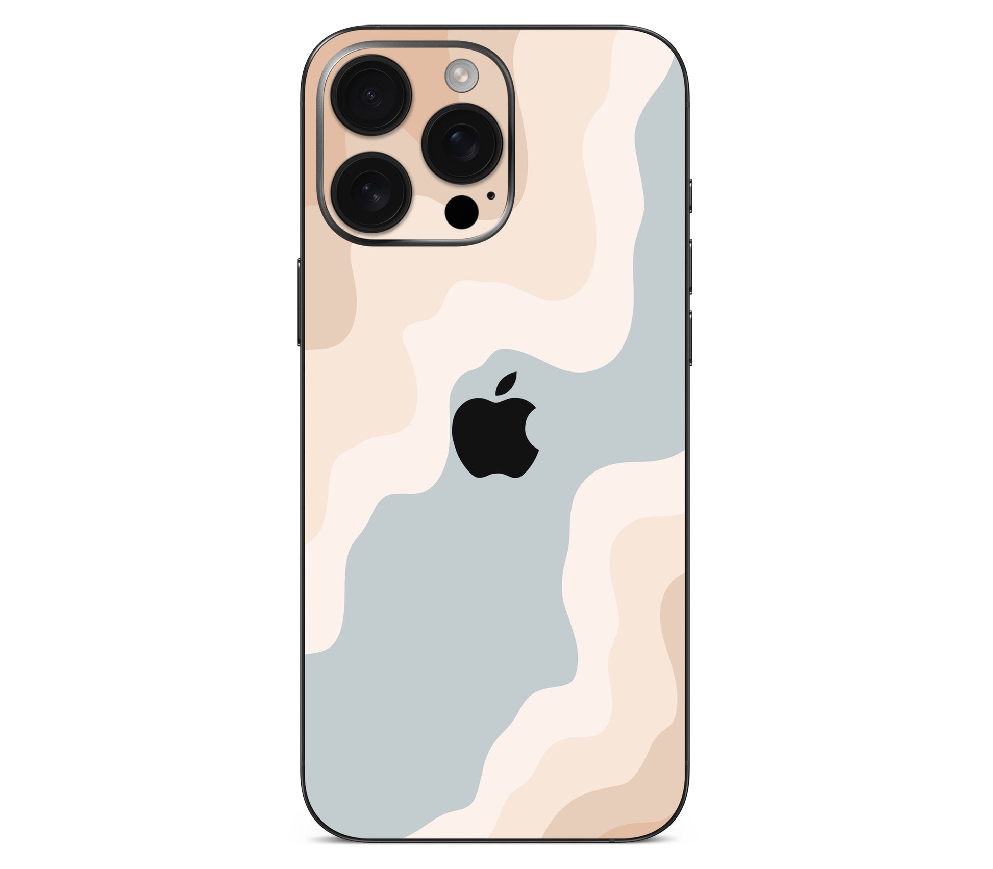 iPhone 16 Pro Max skin, Drift (Haze), back skin with logo cutout