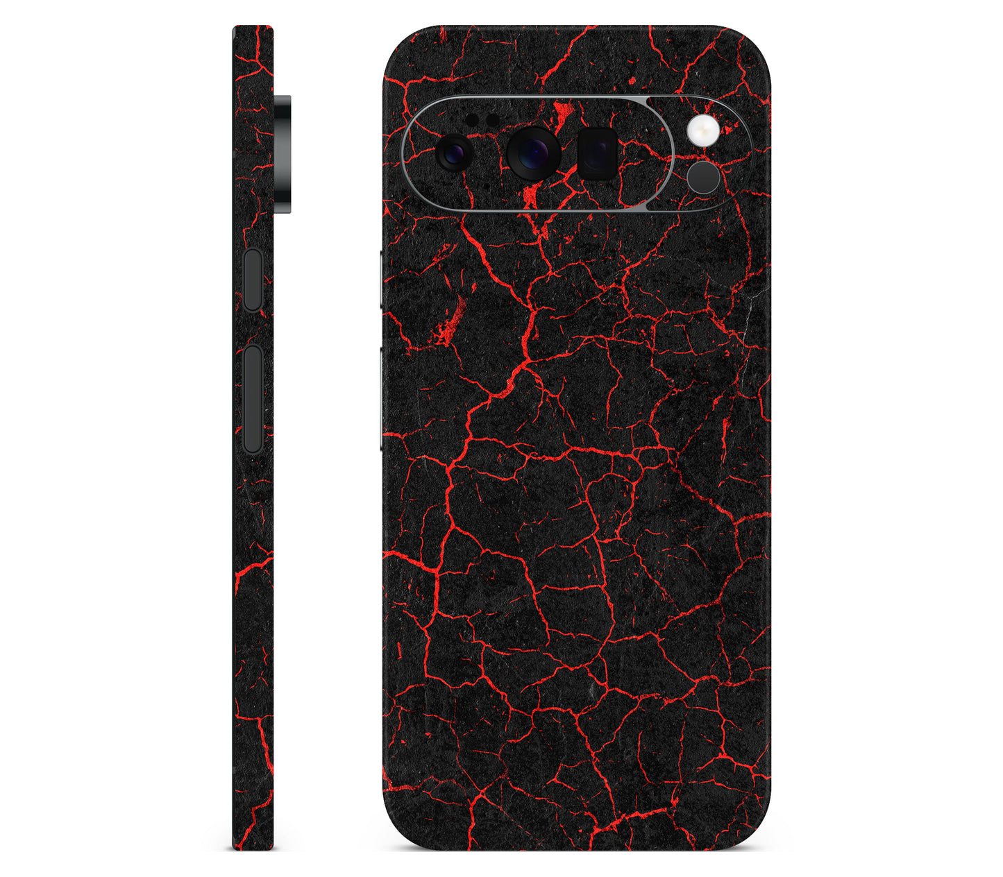 Google Pixel 11 Pro XL skin, Hellcrack, full wrap skin