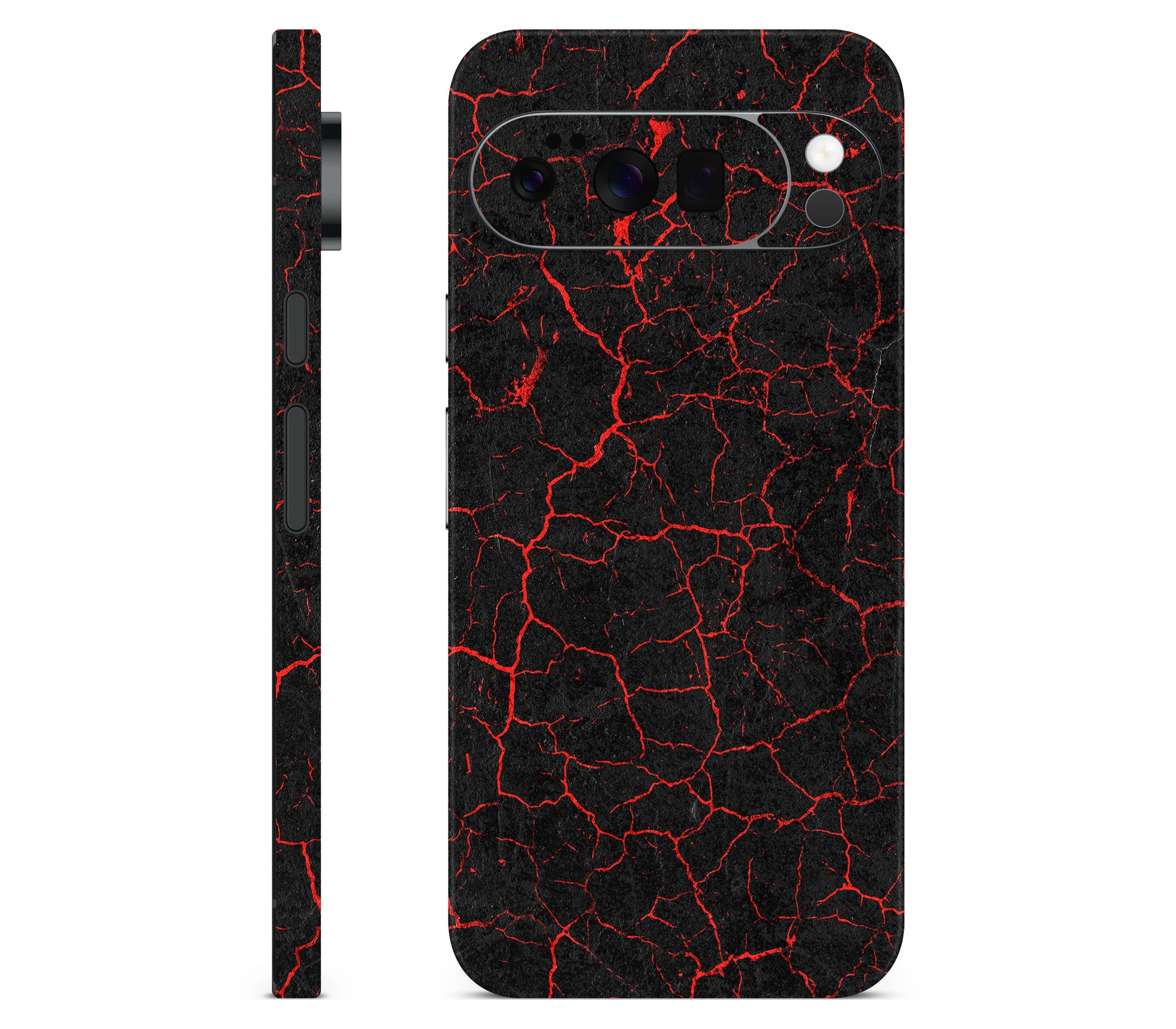 Google Pixel 11 Pro XL skin, Hellcrack, full wrap skin
