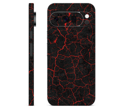 Google Pixel 11 Pro XL skin, Hellcrack, full wrap skin