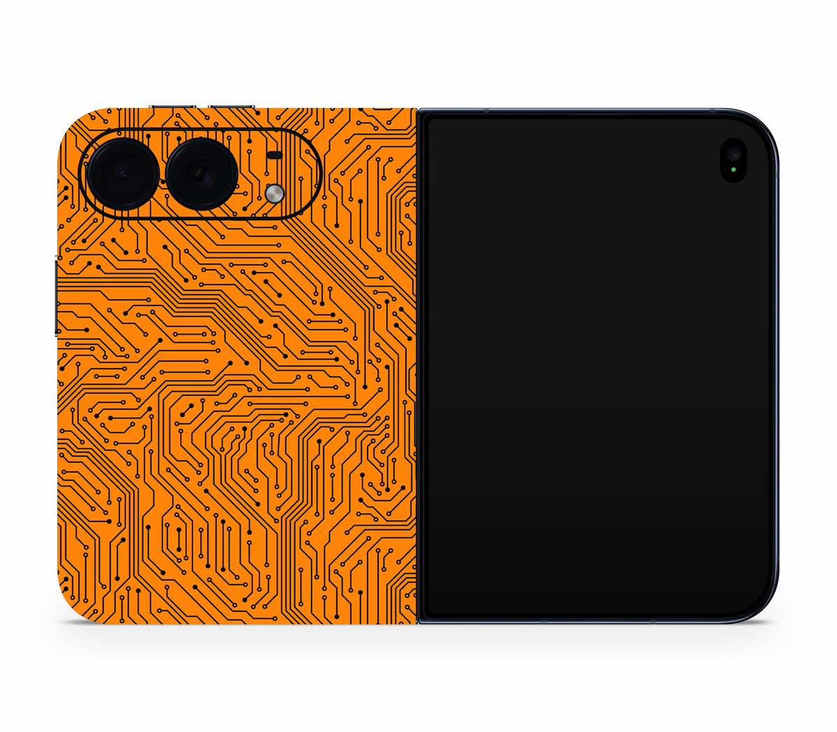 iPhone Duo skin, Pulse Grid, full wrap without logo cutout