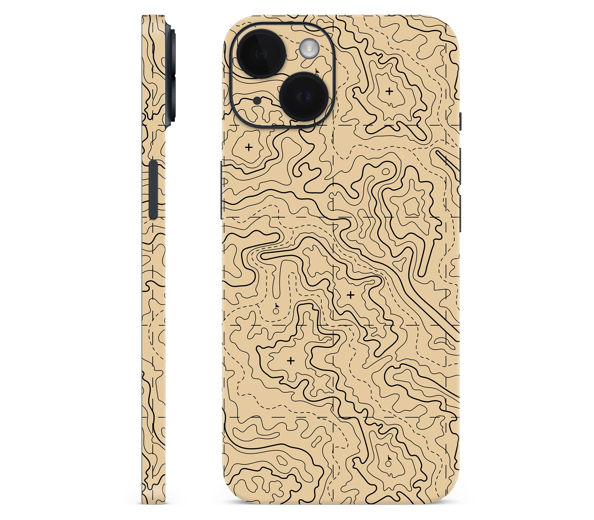 iPhone 14 skin, Lockdown (Sandline), full wrap without logo cutout