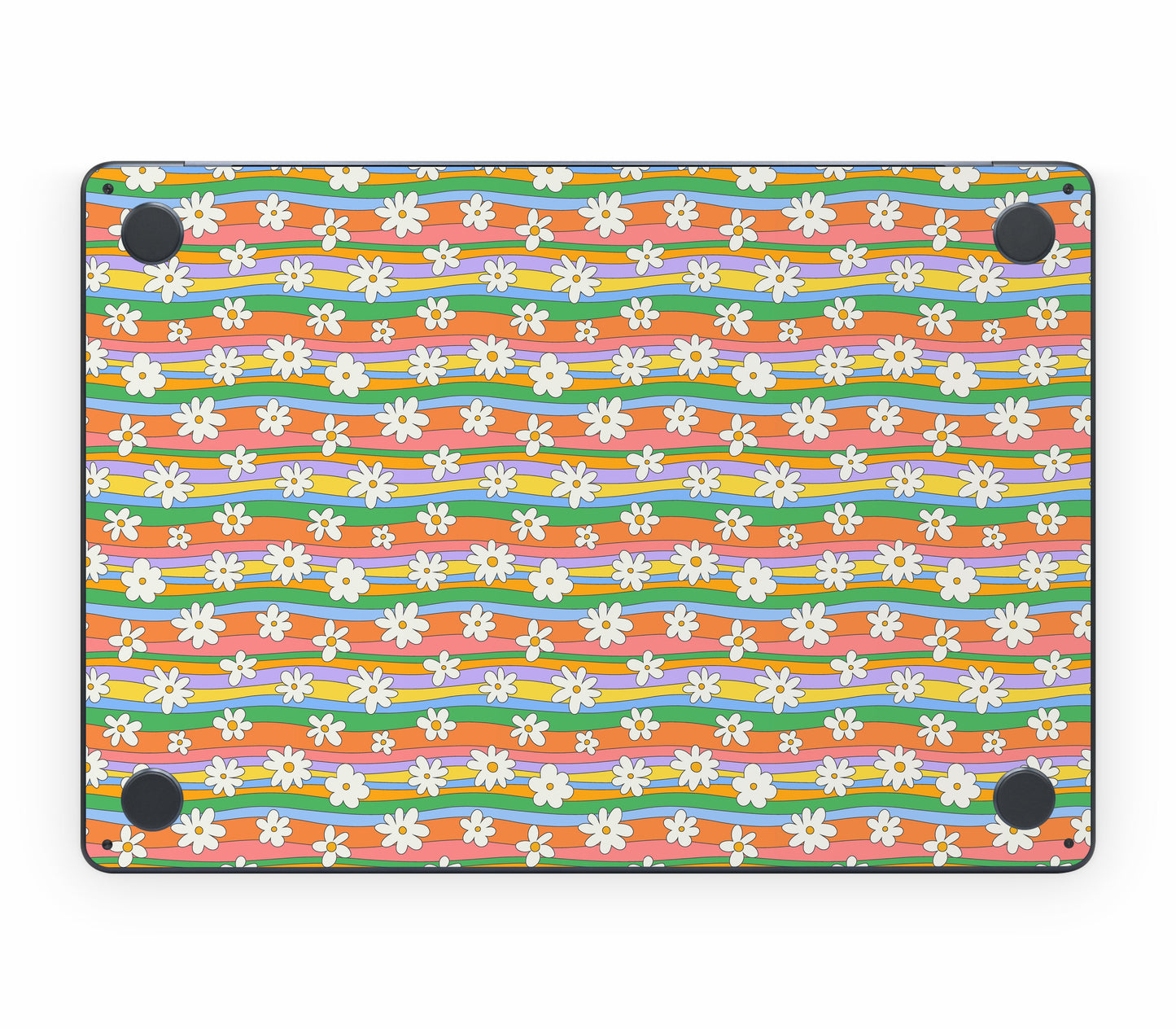 MacBook Air 15" (2024, M3) skin, Daisy Drift, bottom skin