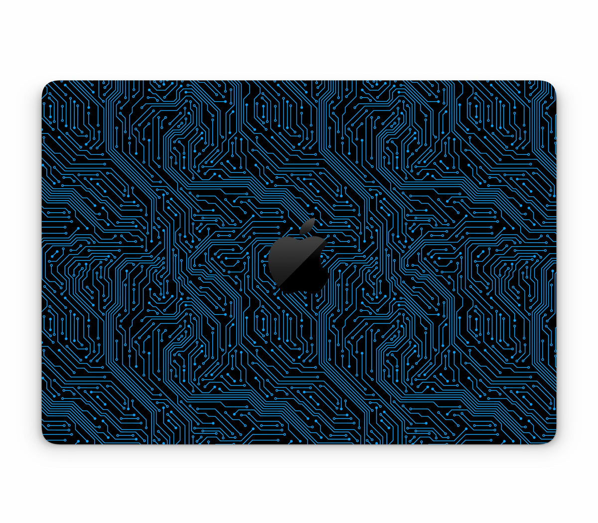 MacBook Pro 14" (2025, M5) skin, Eternal Blue, top skin with logo cutout