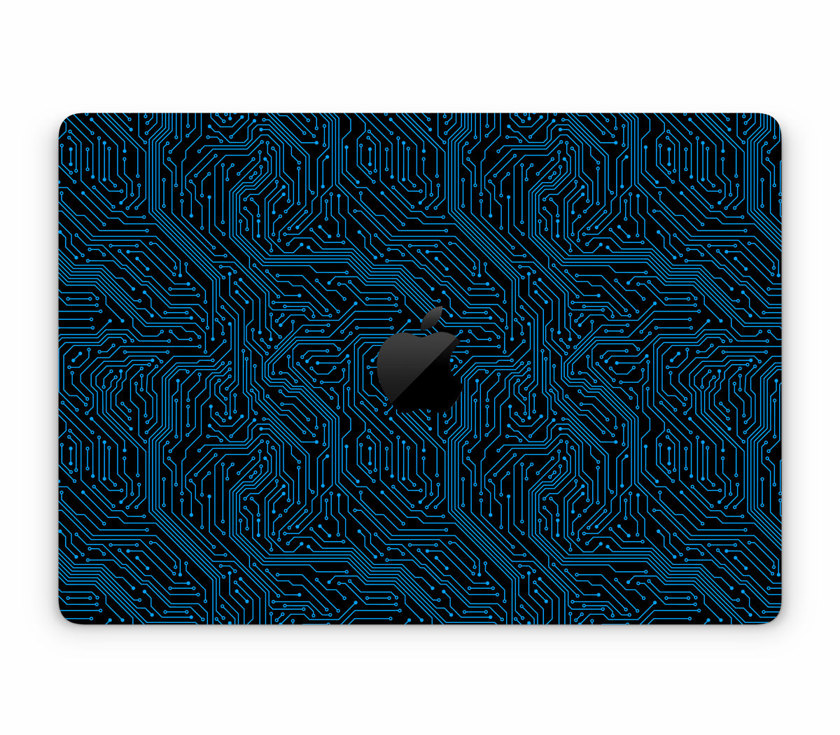 MacBook Air 13" (2018-2019) skin, Eternal Blue, top skin with logo cutout