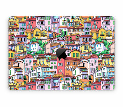 MacBook Pro 16" (2019, Touch Bar) skin, Menton Mosaic, top skin with logo cutout