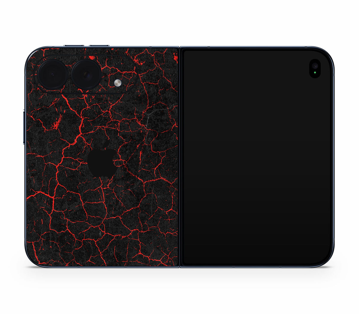 iPhone Duo skin, Hellcrack, back skin with logo cutout