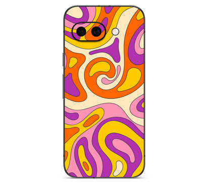Google Pixel 10A skin, Psycho Vortex, back skin