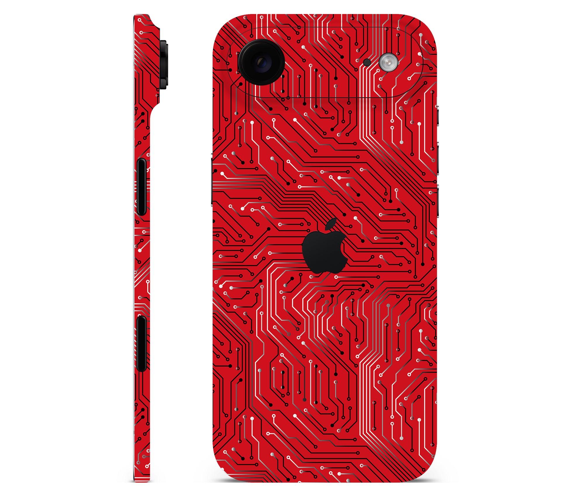 iPhone Air skin, REDLINE, full wrap with logo cutout