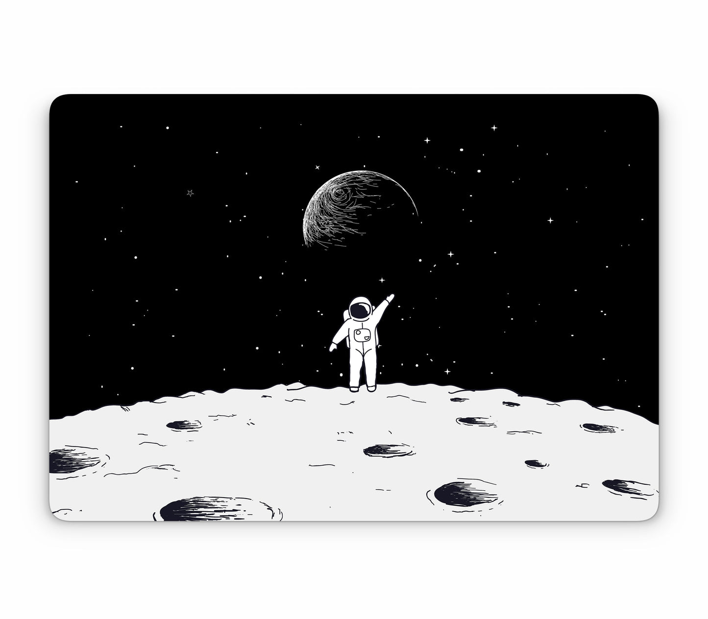MacBook Air 15" (2025, M4) skin, Moonwave, top skin