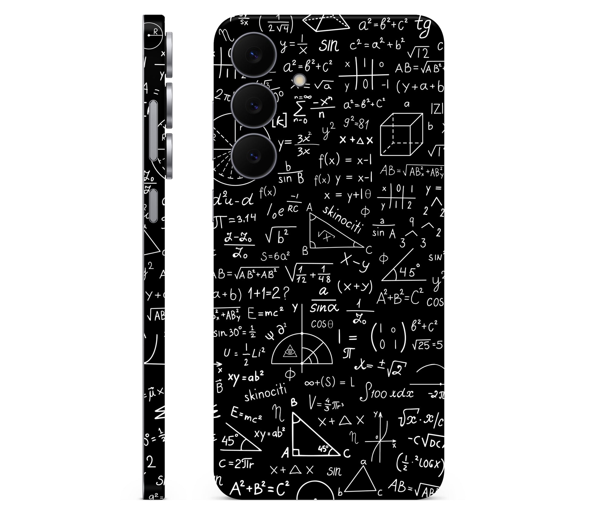Galaxy S25 FE skin, Math Madness, full wrap skin