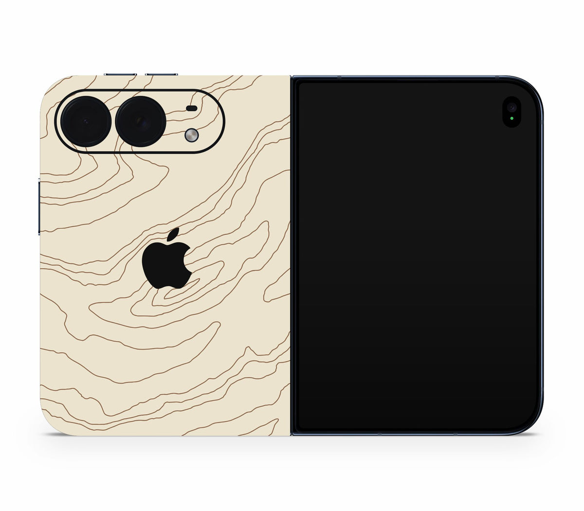 iPhone Duo skin, Dune, full wrap with logo cutout
