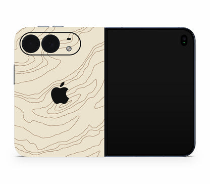 iPhone Duo skin, Dune, full wrap with logo cutout