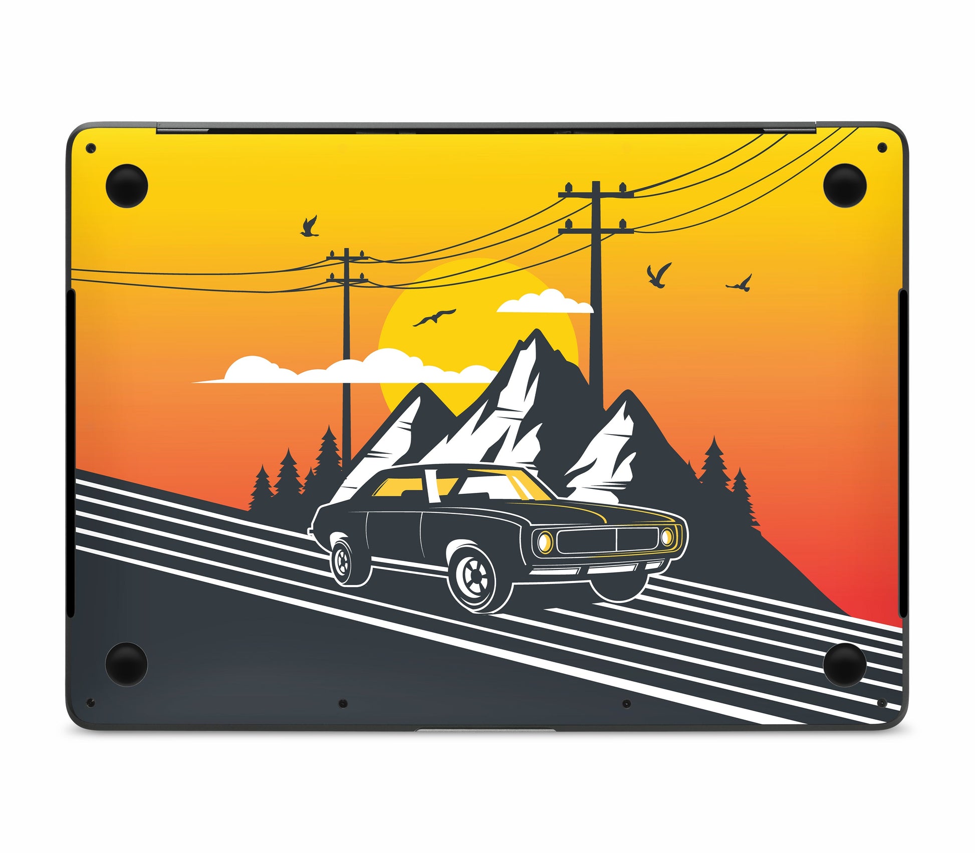 MacBook Pro 16" (2019, Touch Bar) skin, Last Ride, bottom skin