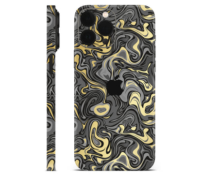 iPhone 13 Pro skin, Damnation, full wrap with logo cutout