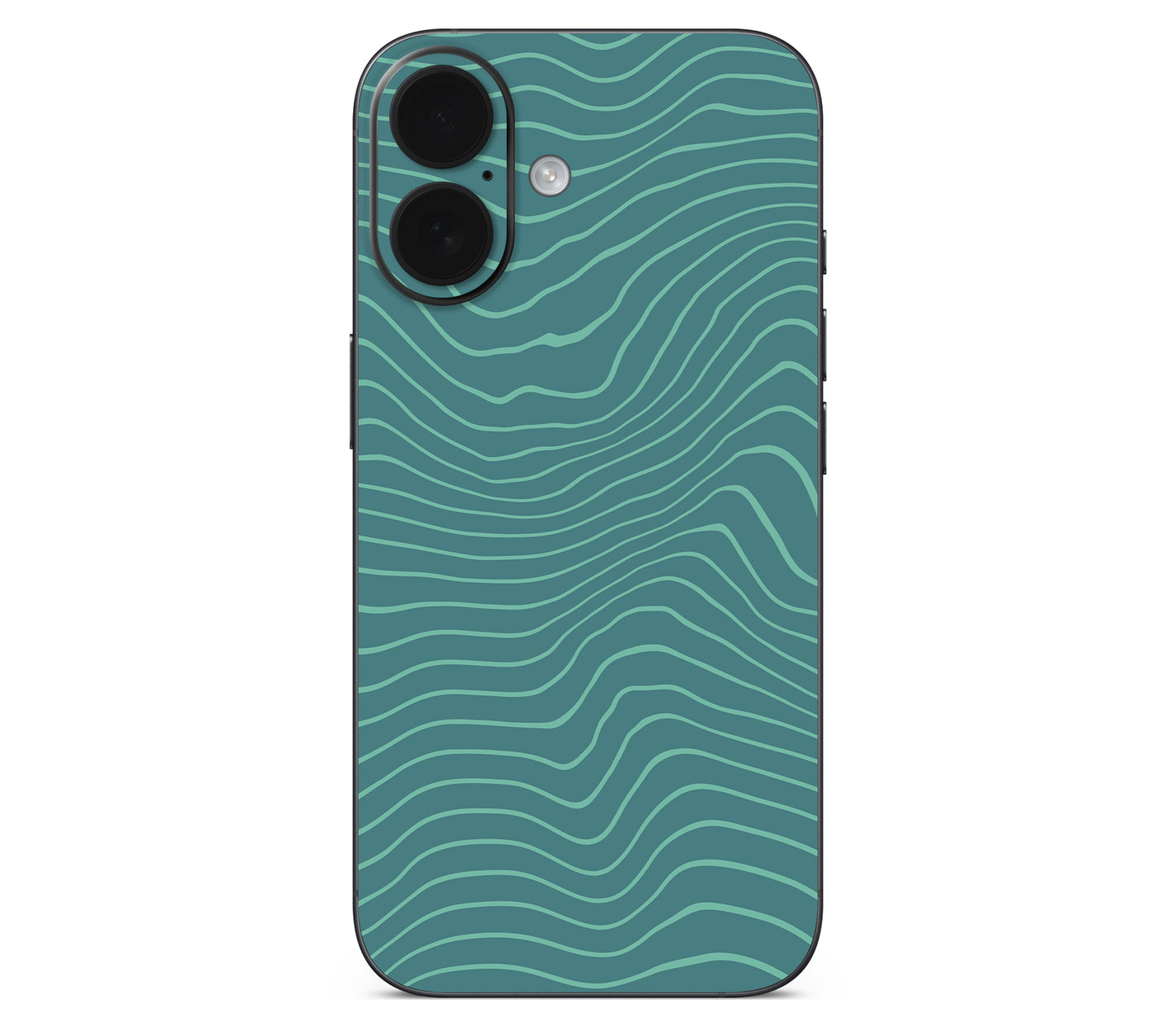 iPhone 16 Plus skin, Tide, back skin without logo cutout