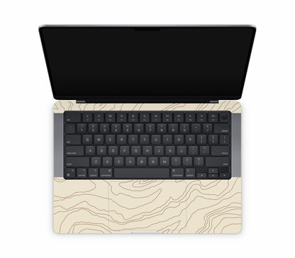MacBook Pro 14" (2023, M3) skin, Dune, inside skin