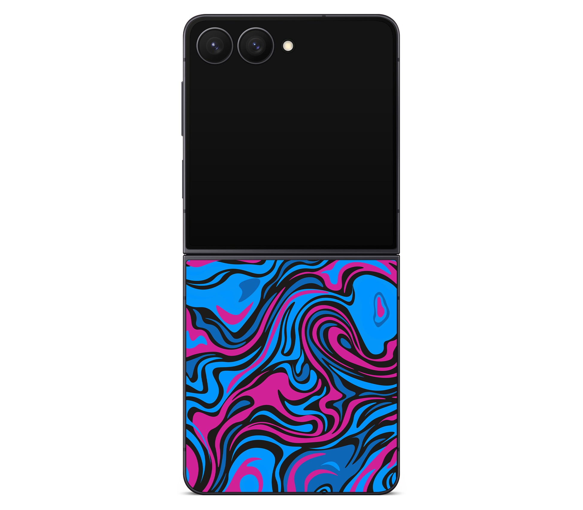 Galaxy Z Flip 7 skin, Brain Drain, full wrap skin