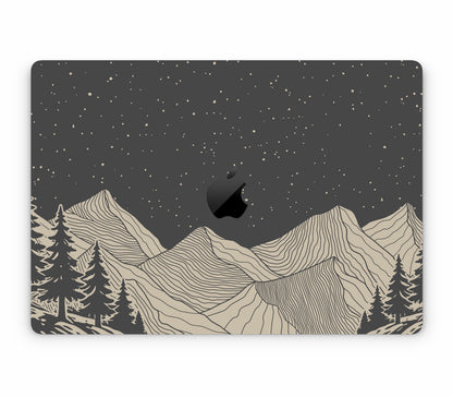 MacBook Pro 15" (2017, Touch Bar) skin, Nightline, top skin with logo cutout
