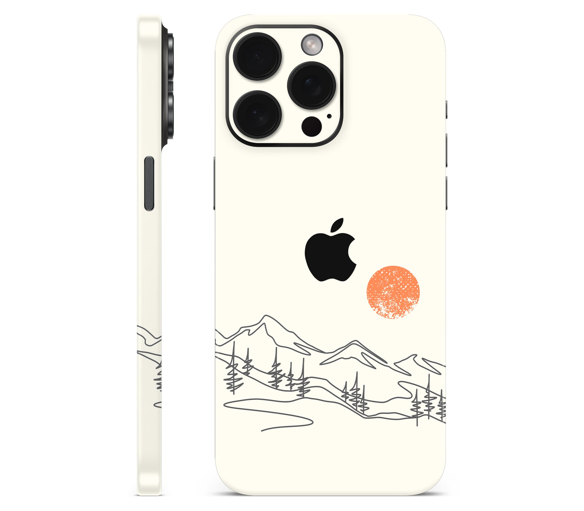 iPhone 15 Pro Max skin, Offline, full wrap with logo cutout