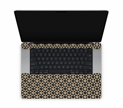 MacBook Pro 16" (2024, M4) skin, Floral Grid, inside skin