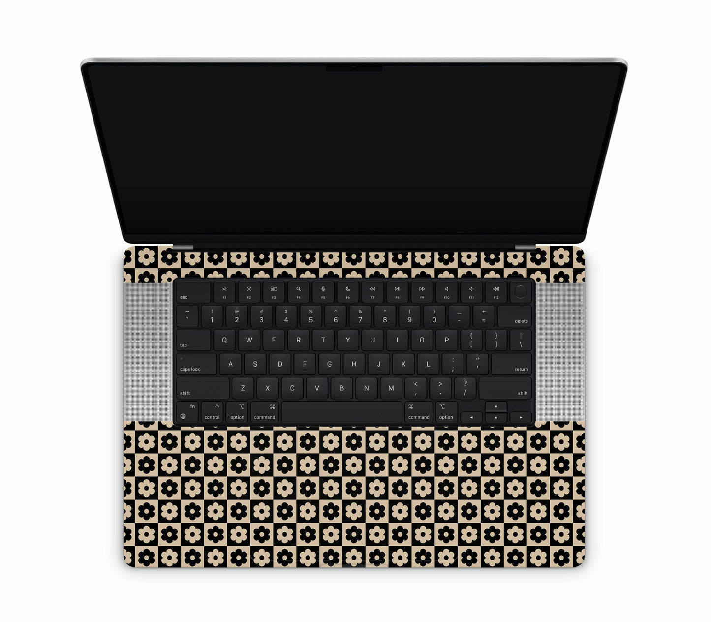 MacBook Pro 16" (2022, M2) skin, Floral Grid, inside skin