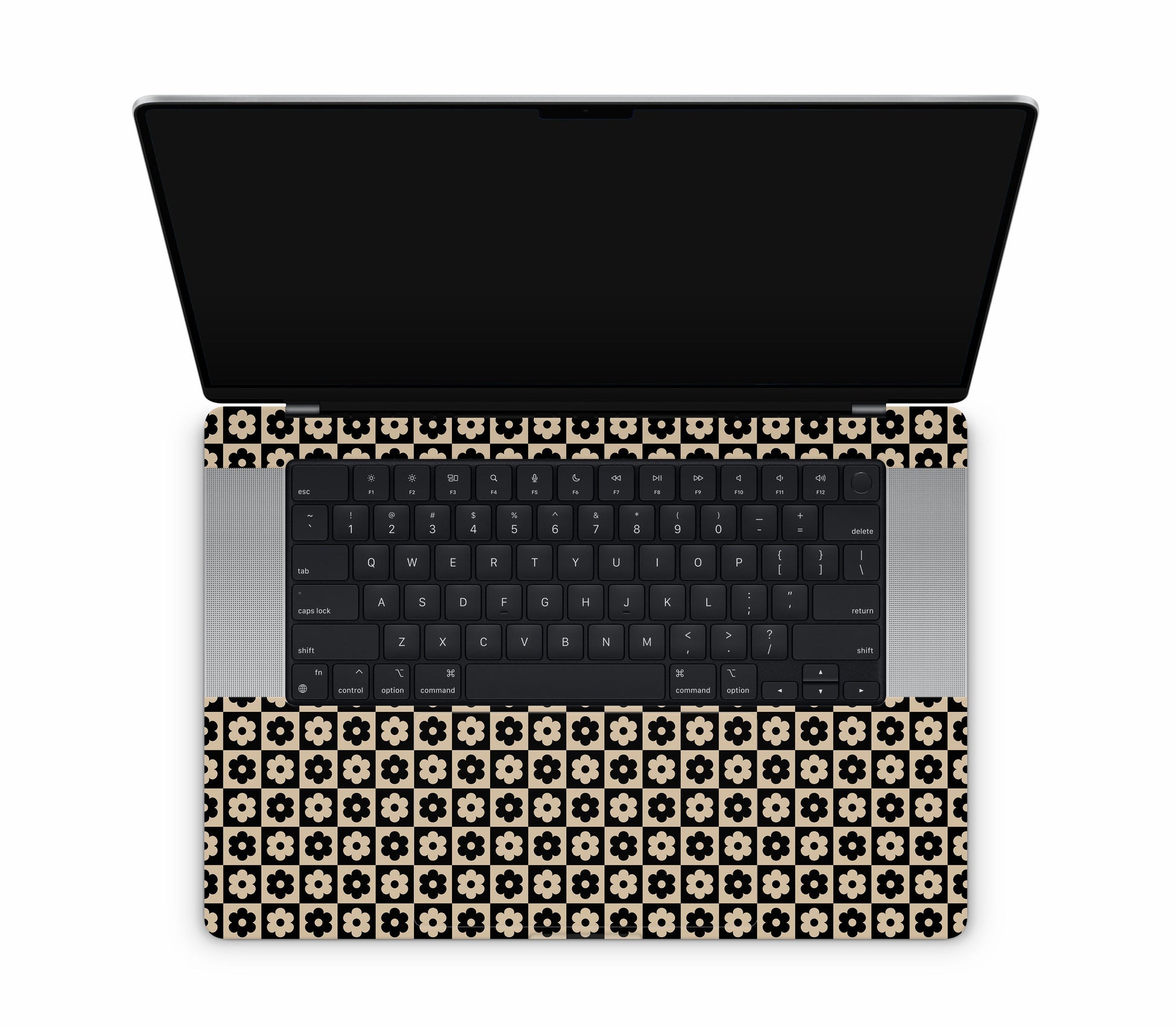MacBook Pro 16" (2022, M2) skin, Floral Grid, inside skin