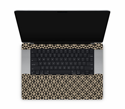 MacBook Pro 16" (2021, M1) skin, Floral Grid, inside skin