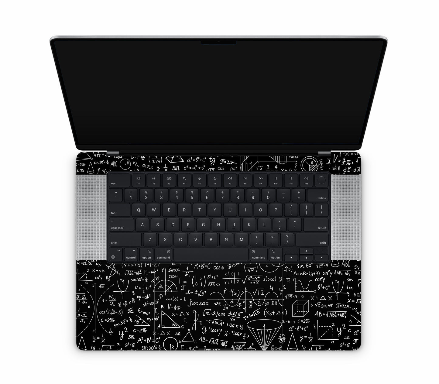 MacBook Pro 16" (2024, M4) skin, Math Madness, inside skin