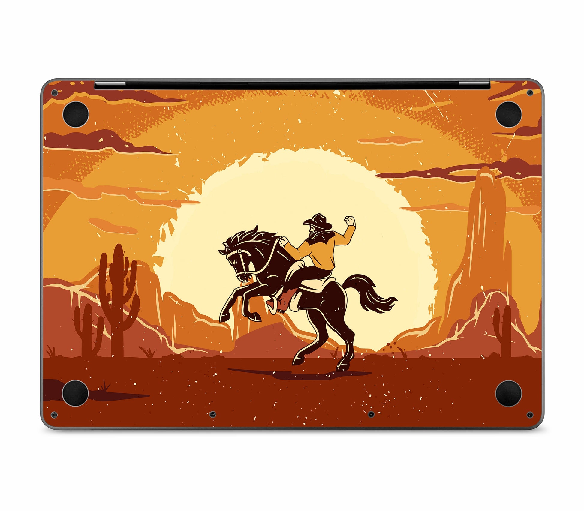MacBook Pro 13" (2020, M1) skin, Cowboy, bottom skin