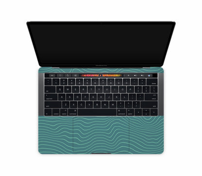 MacBook Pro 13" (2016 - 2017, Touch Bar) skin, Tide, inside skin