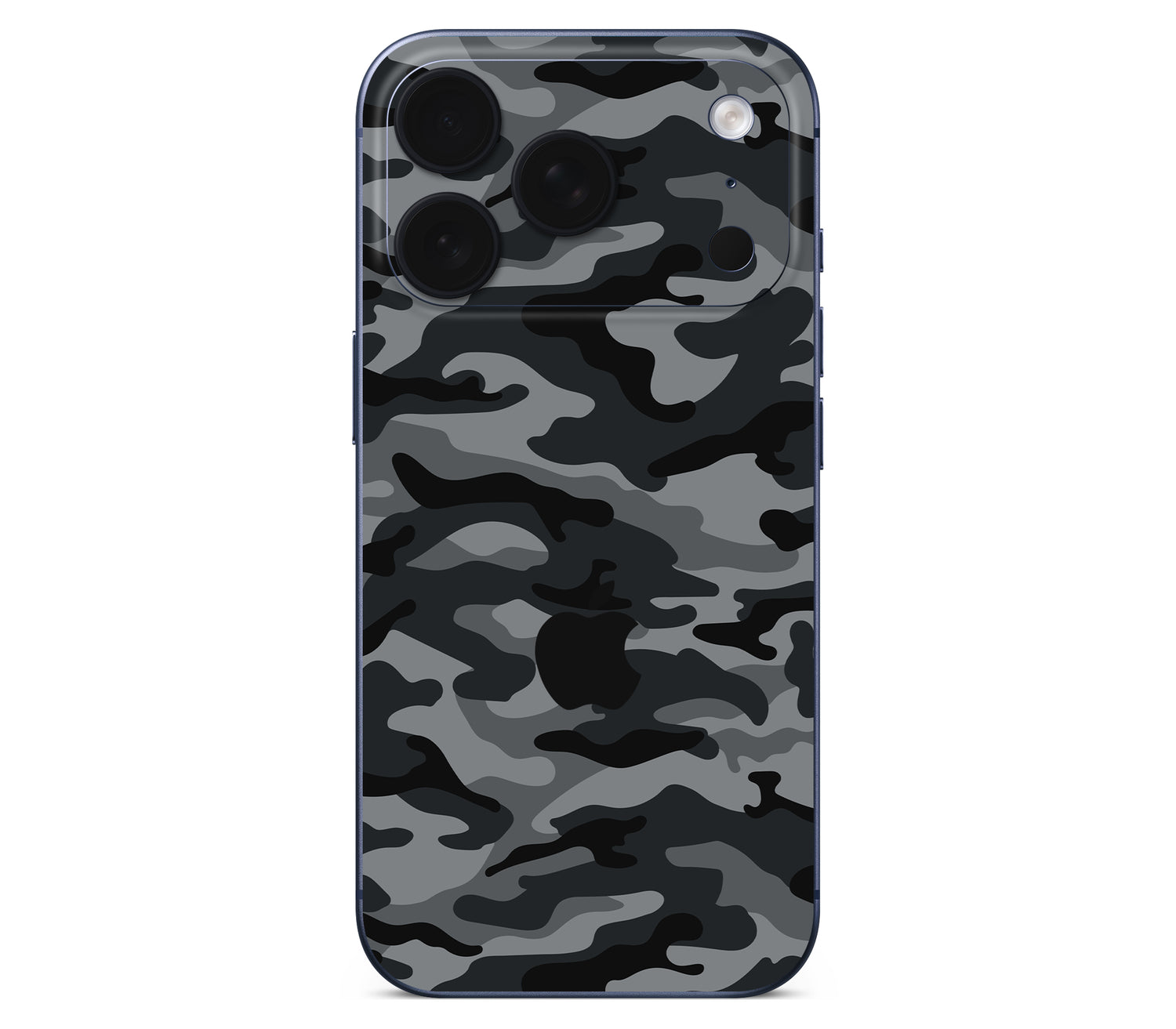 iPhone 17 Pro Max skin, Urban Camo, back skin with logo cutout