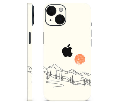 iPhone 14 skin, Offline, full wrap with logo cutout