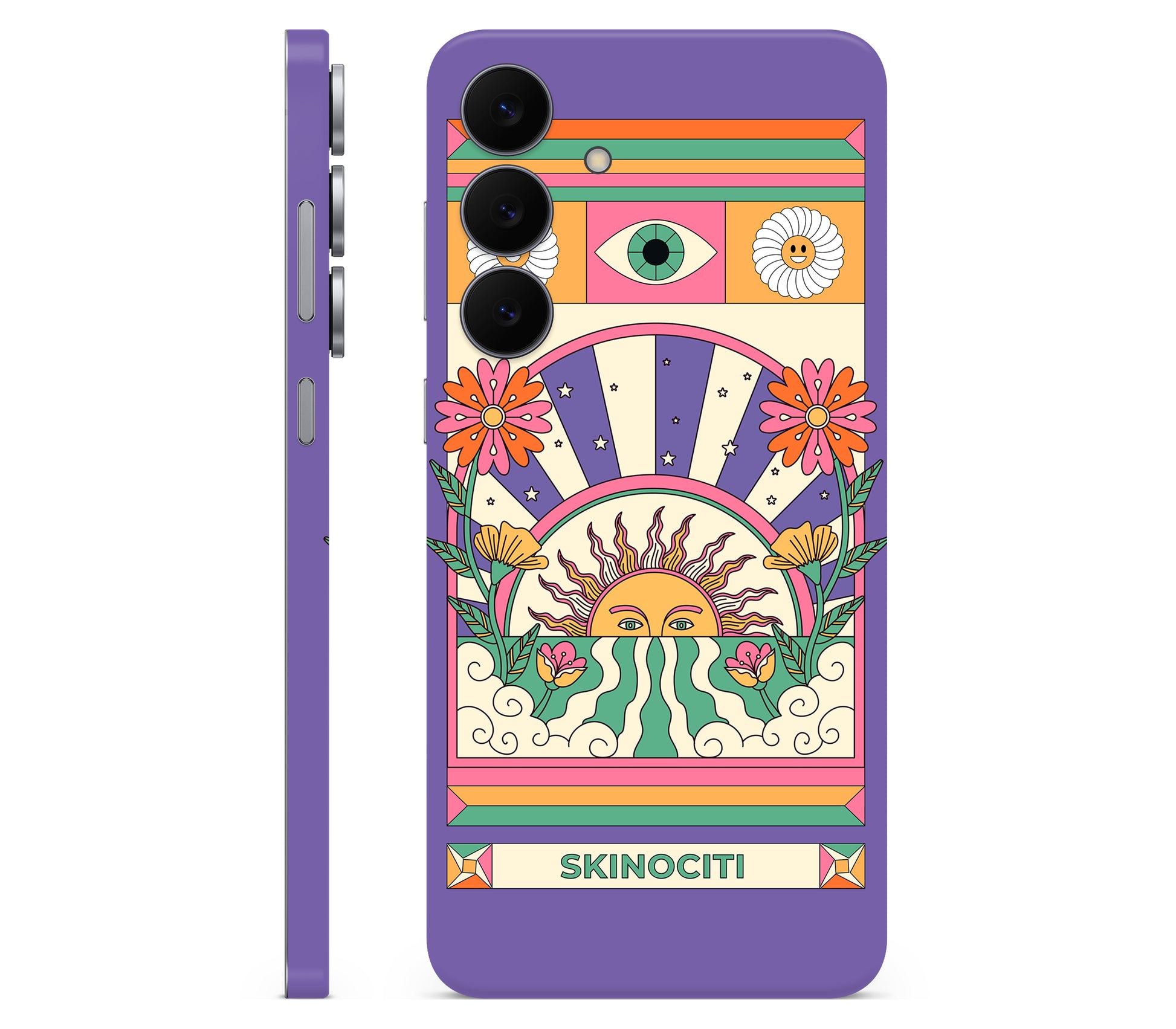 Galaxy S25 FE skin, Acidic Glare, full wrap skin