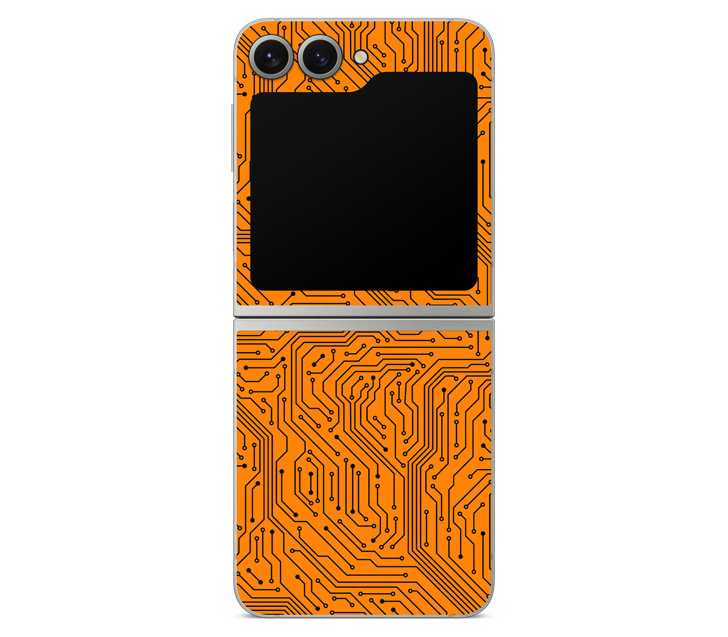 Galaxy Z Flip 7 FE skin, Pulse Grid, full wrap skin