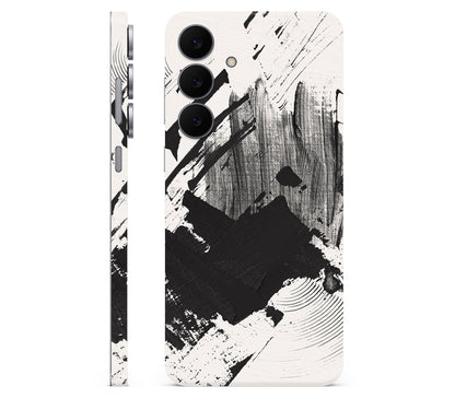 Galaxy S25 FE skin, Black Noir, full wrap skin